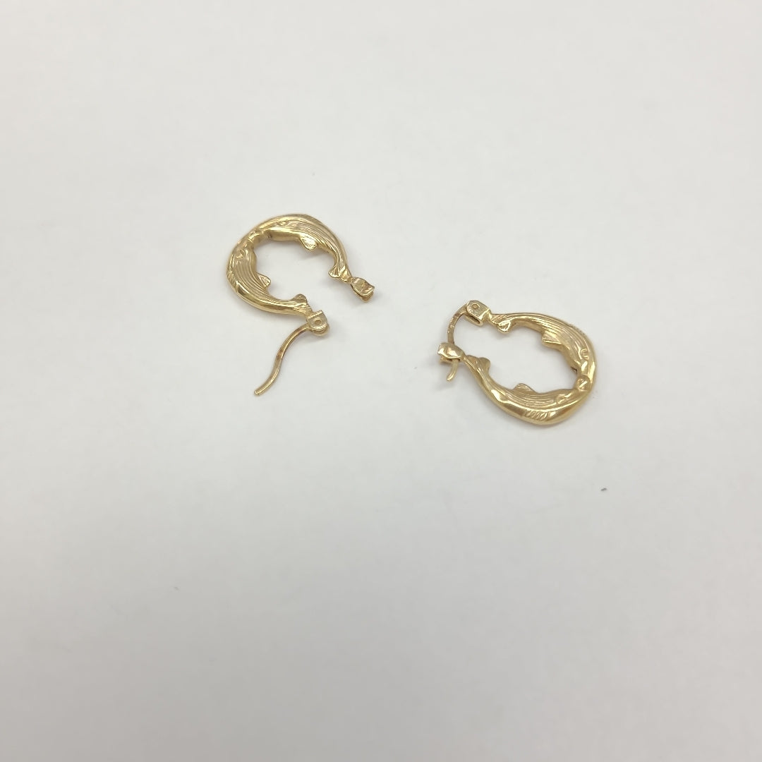 ARRACADAS PAR ORO 14 K 1.4 GRMS (SEMINUEVO)