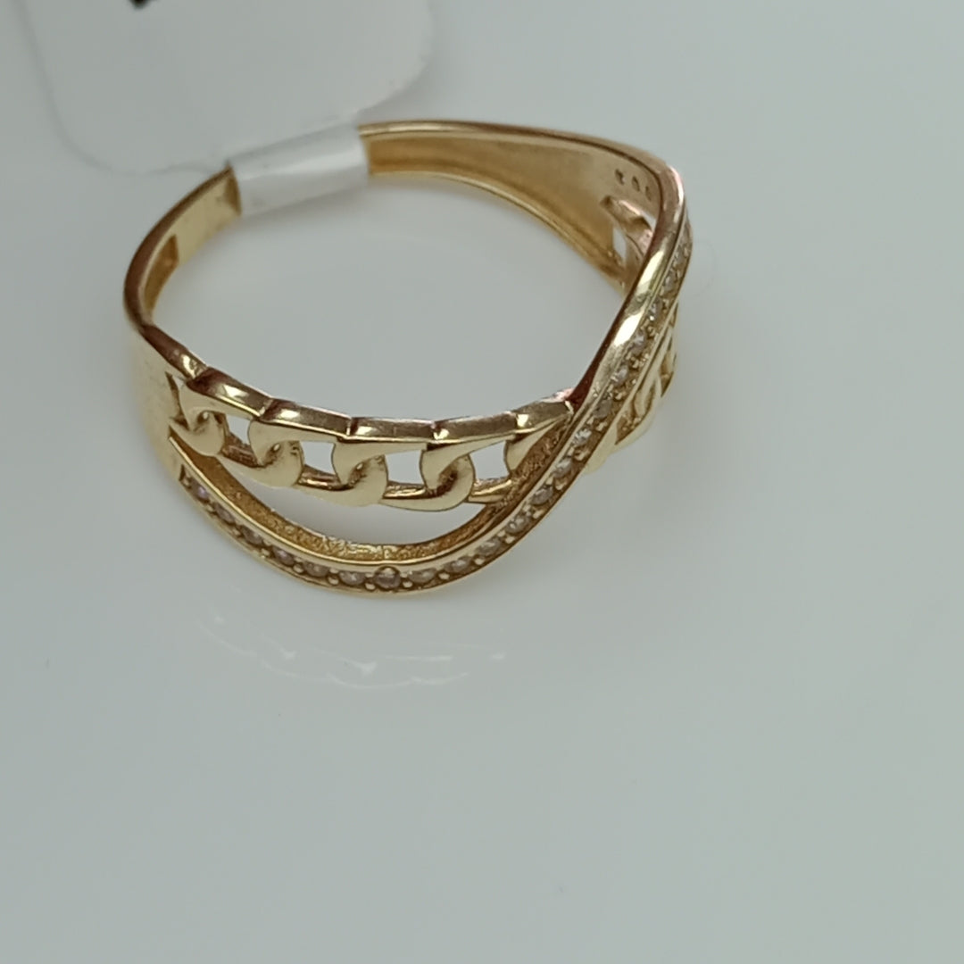 ANILLOS DAMA ORO 14K 2 (NUEVO)