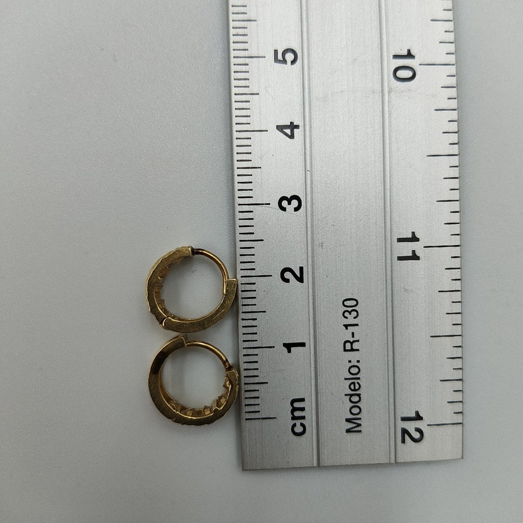 ARRACADAS PAR ORO 14 K 2,10 GRMS (SEMINUEVO)