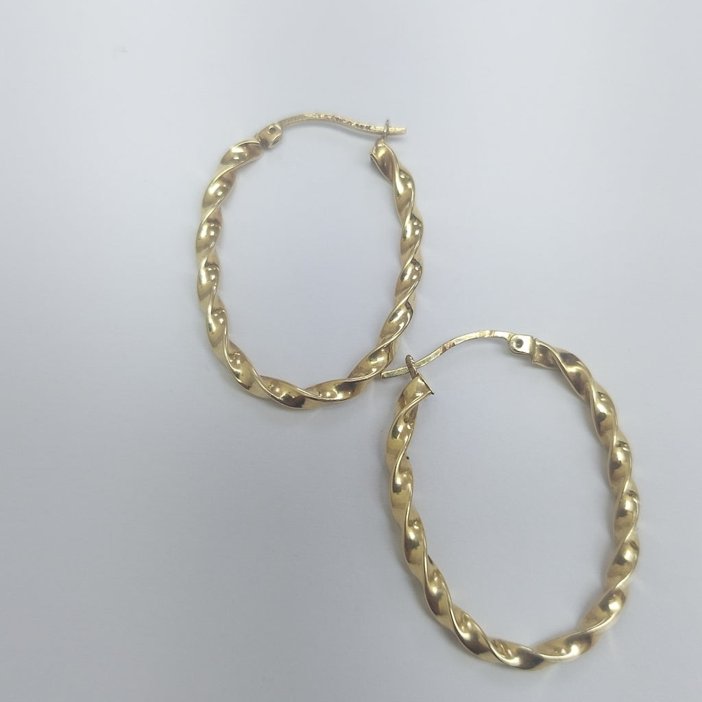 ARRACADAS PAR ORO 14 K 3.8 GRMS (SEMINUEVO)