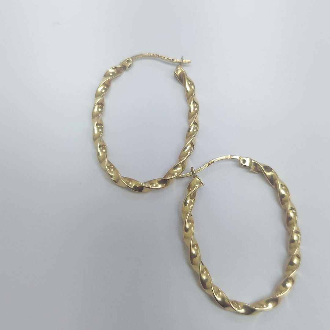ARRACADAS PAR ORO 14 K 3.8 GRMS (SEMINUEVO)