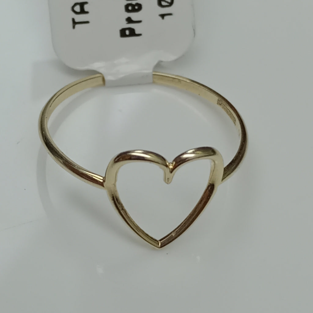 ANILLOS ANILLITO FIG CORAZON 10K TALLA 9 0.8 GR (NUEVO)