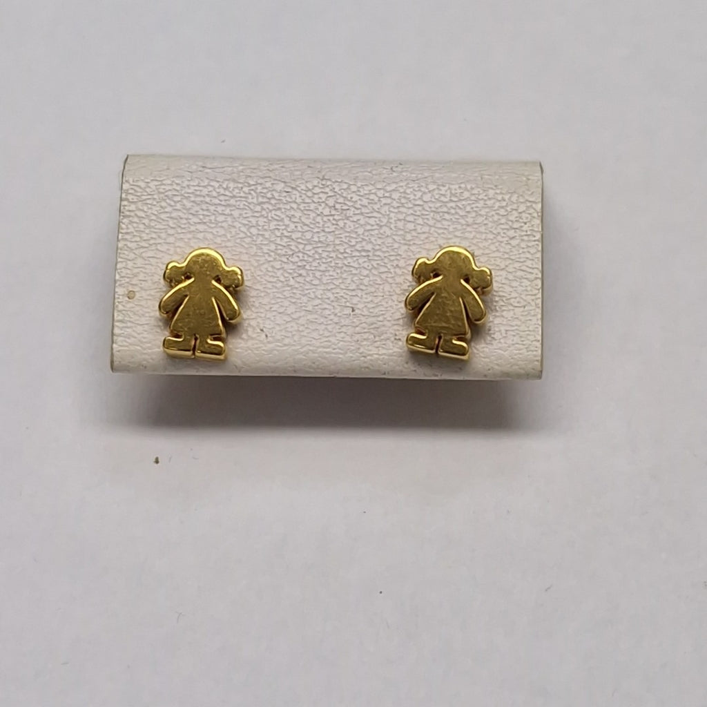 ARETES PAR ORO 18 K 1.4 GRMS (SEMINUEVO)