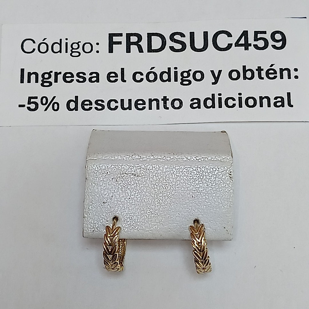 HUGGIES ORO 14K 1.2 (NUEVO)