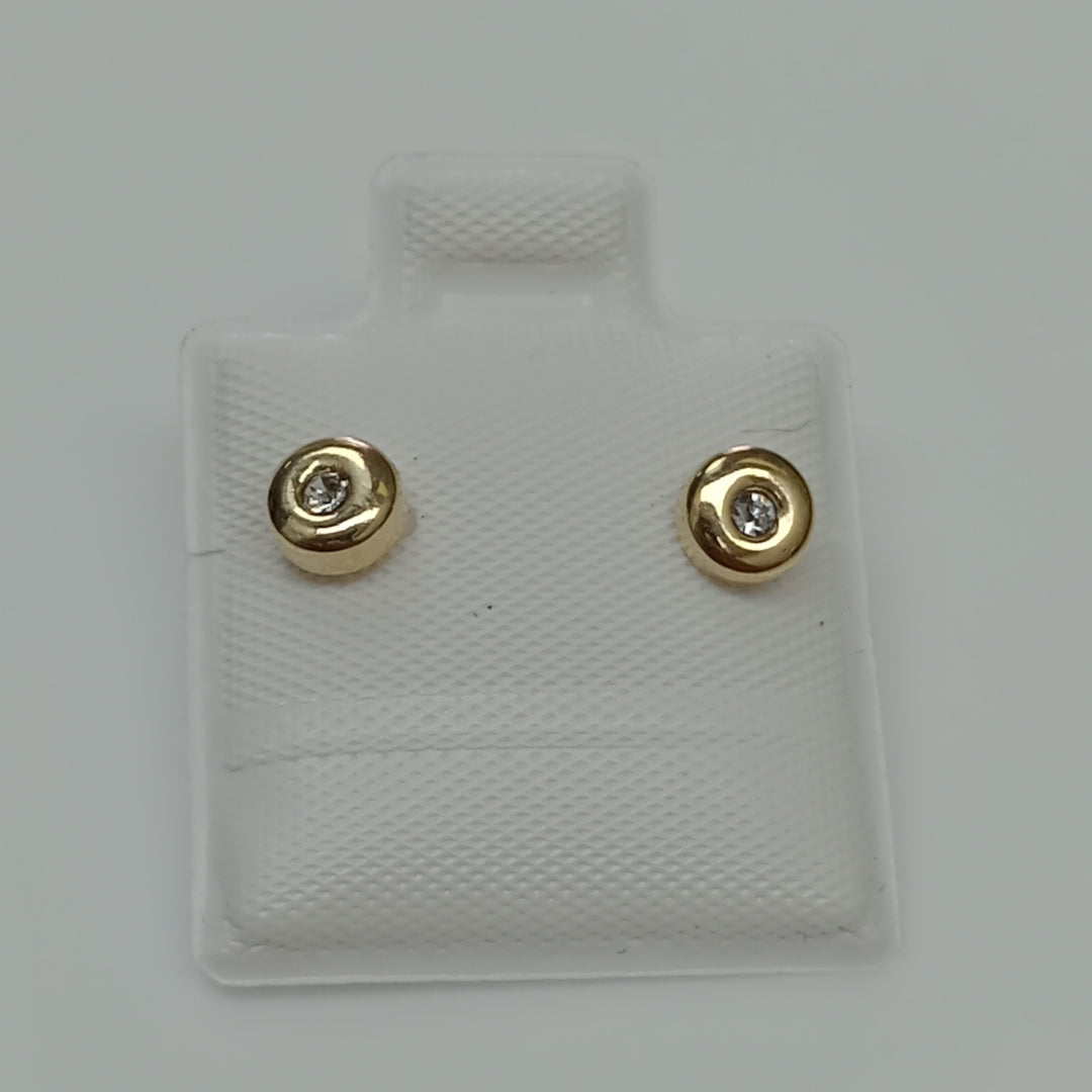 BROQUELES BROQUEL C CIRCONIA 14K 0.27 GR (NUEVO)