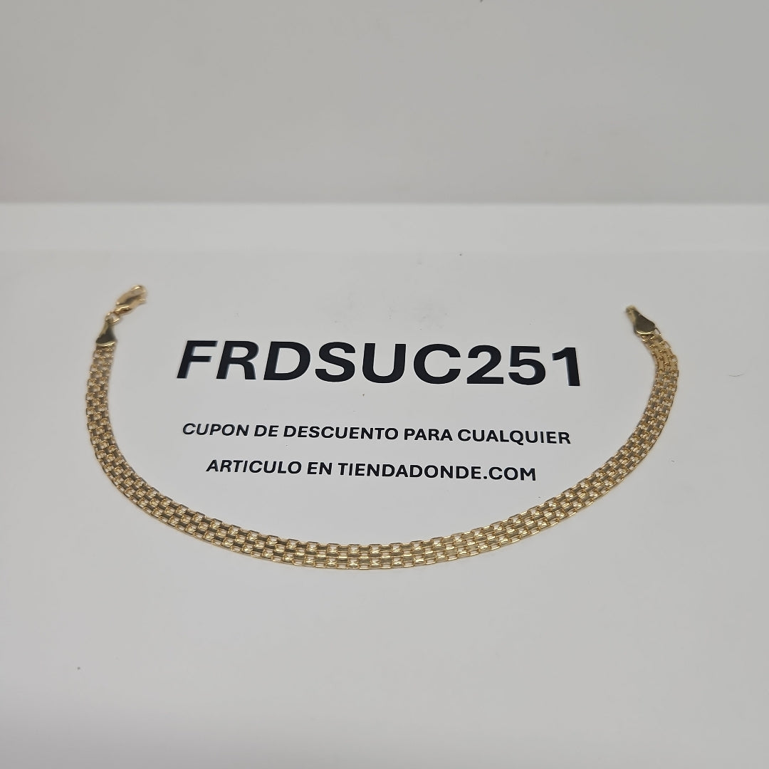 PULSERA ESPECIAL 10K 21 CM 4.4 GR (NUEVO)