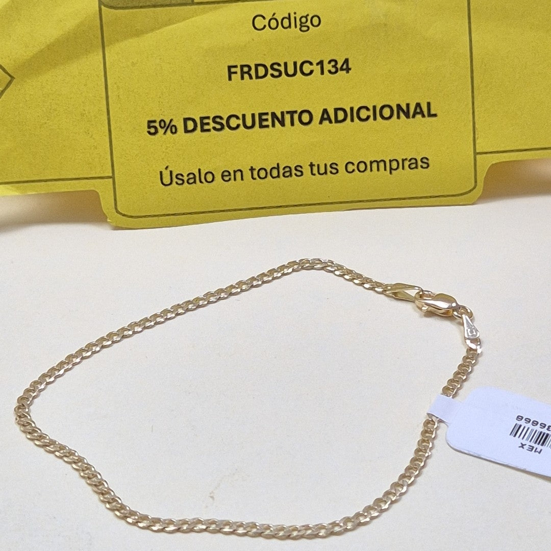 PULSERA BARBADA 14K 21 CM 2.3 GR (NUEVO)