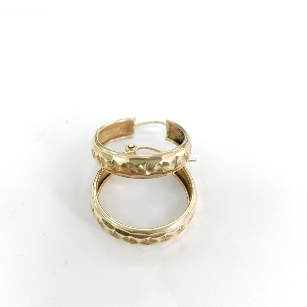 ARRACADAS PAR ORO 10 K 3,00 GRMS (SEMINUEVO)