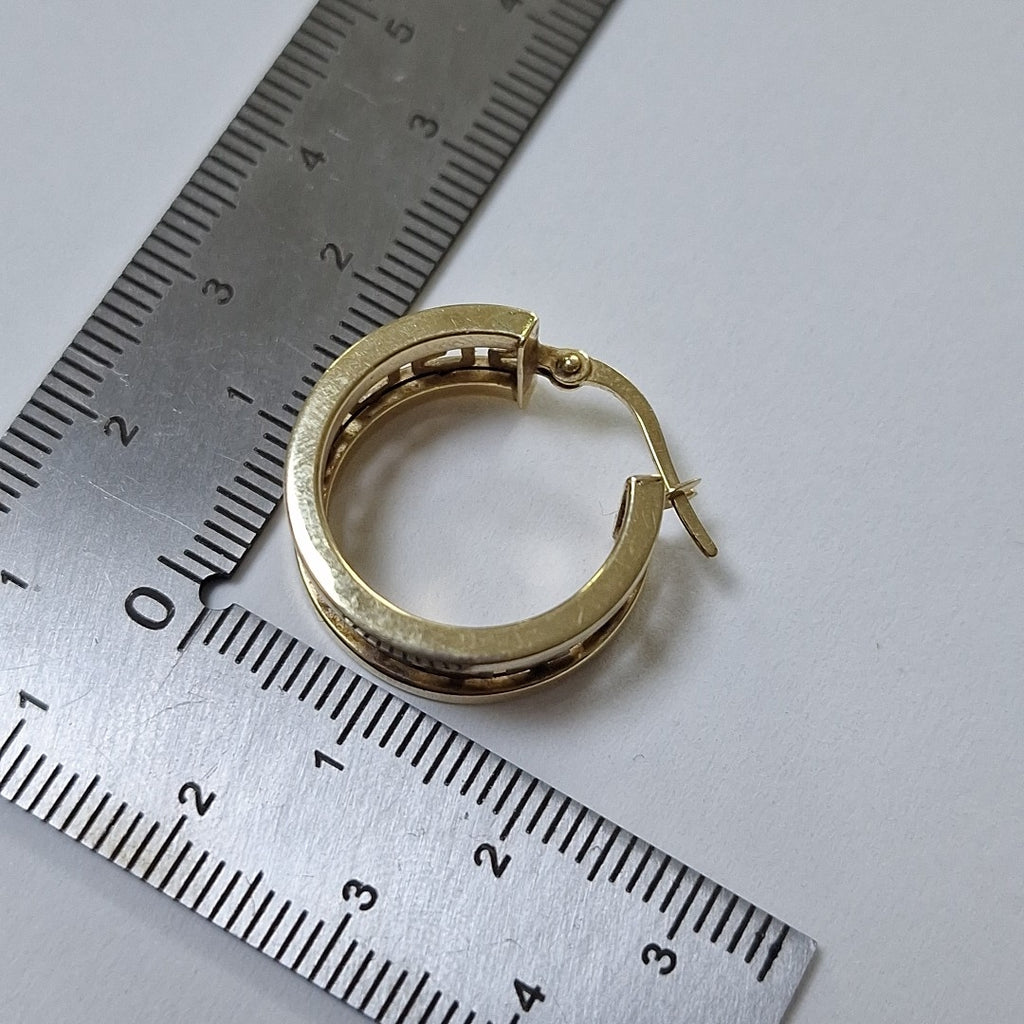 ARRACADAS PAR ORO 14 K 3,60 GRMS (SEMINUEVO)