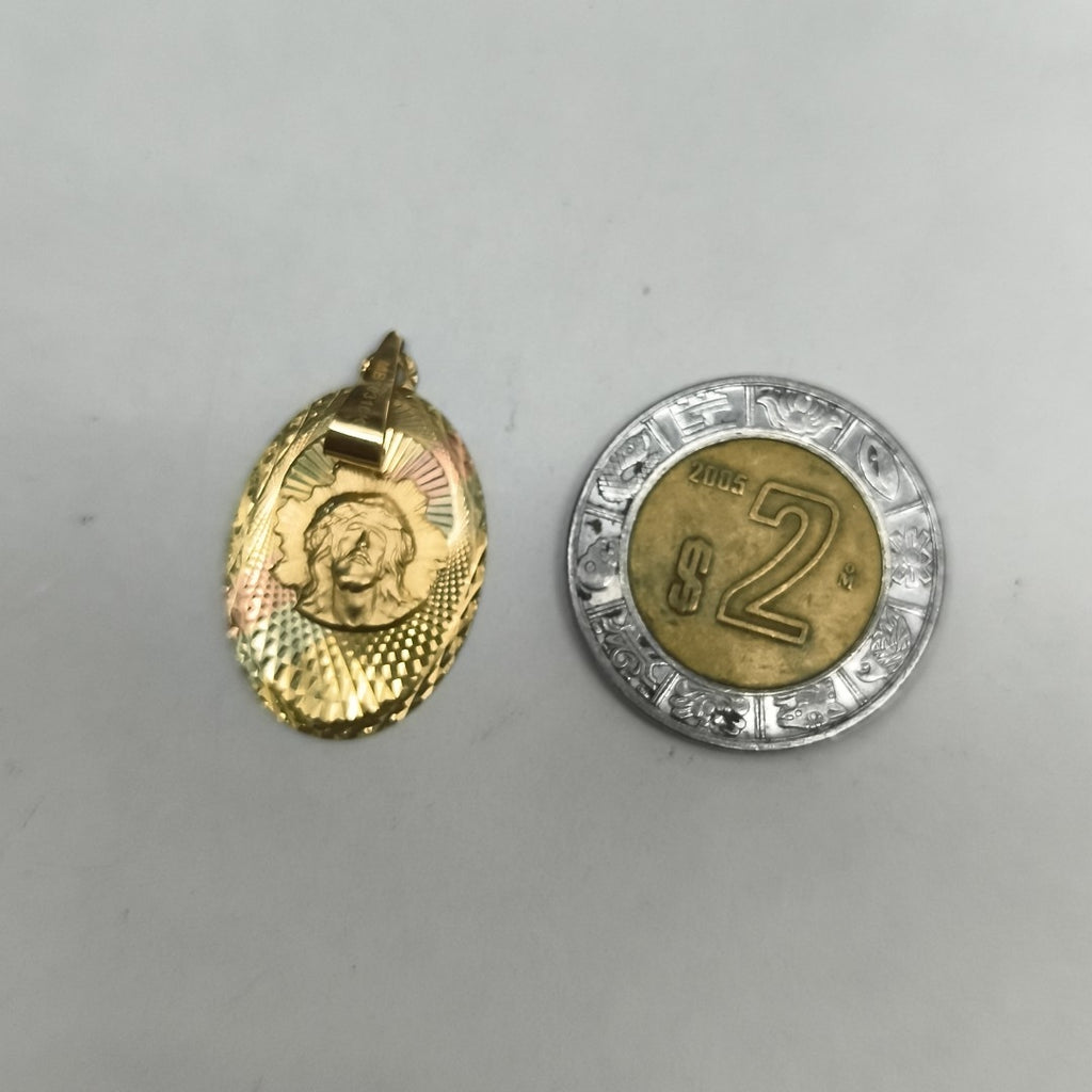 MEDALLA RELIGIOSA ORO 10 K 1,10 GRMS (SEMINUEVO)