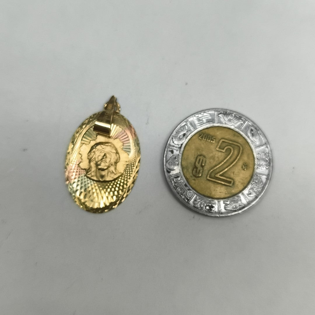 MEDALLA RELIGIOSA ORO 10 K 1,10 GRMS (SEMINUEVO)