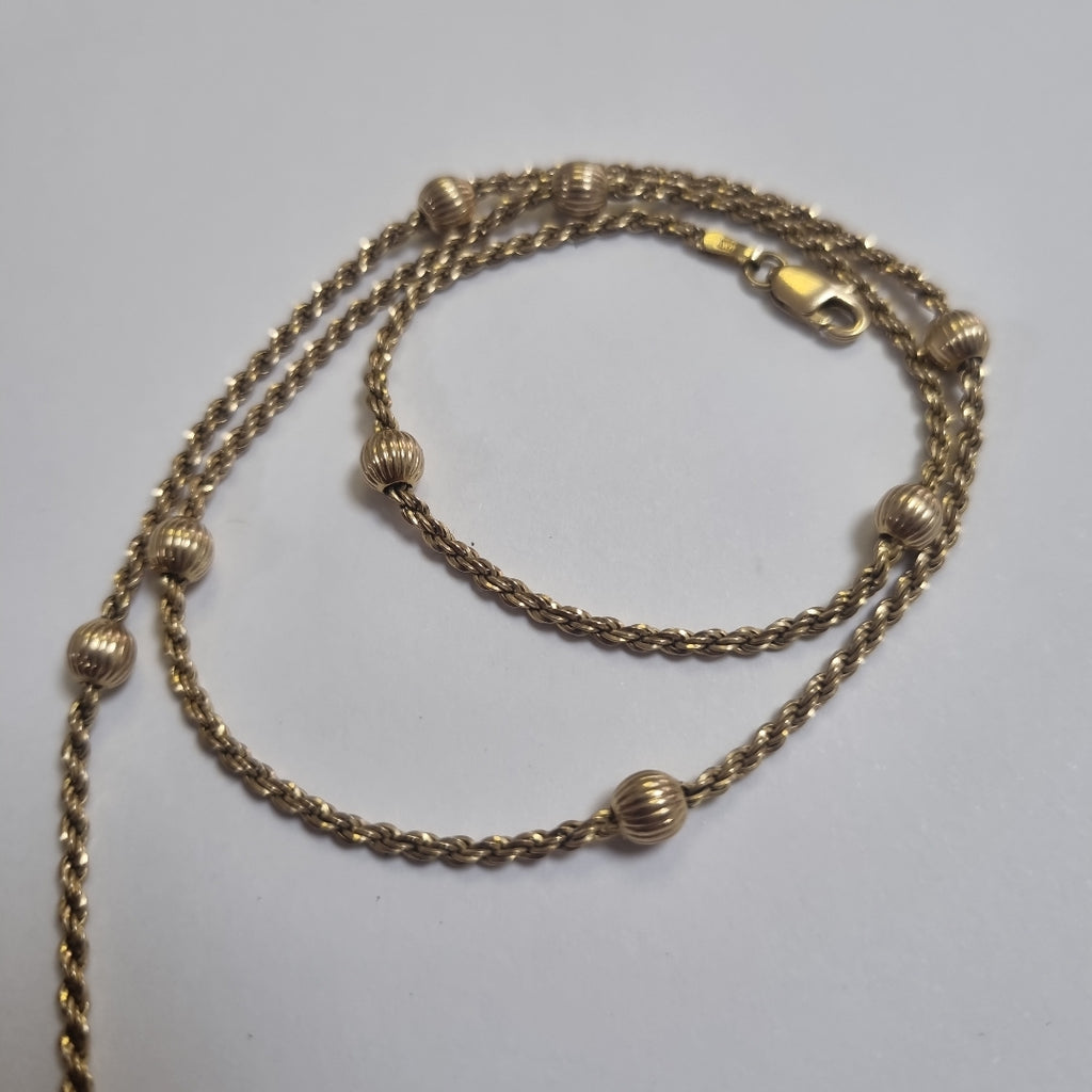 GARGANTILLA ORO 14 K 8,80 GRMS (SEMINUEVO)
