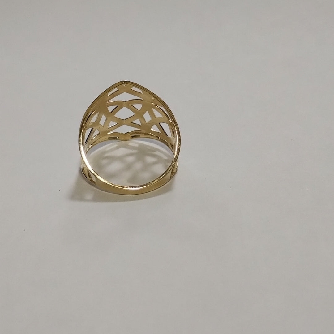 ANILLOS CON ESTRELLA CELTA 14K TALLA 6.5 2.2 GR (NUEVO)