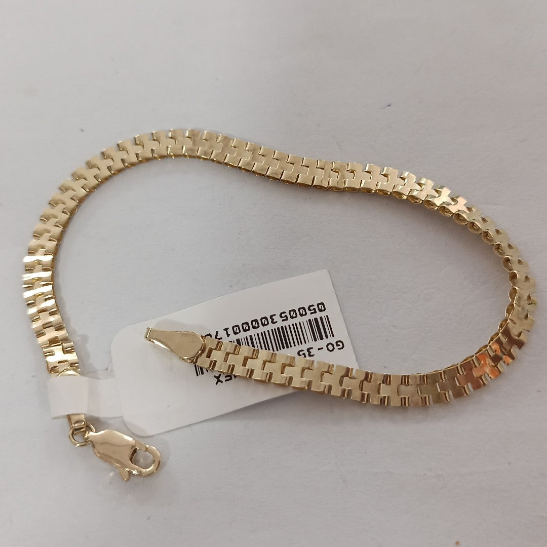 PULSERA ESPECIAL 14K 18 CM 4.1 GR (NUEVO)