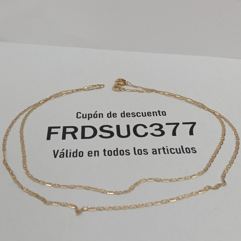 CADENA ORO 14 K 1.7 GRMS (SEMINUEVO)