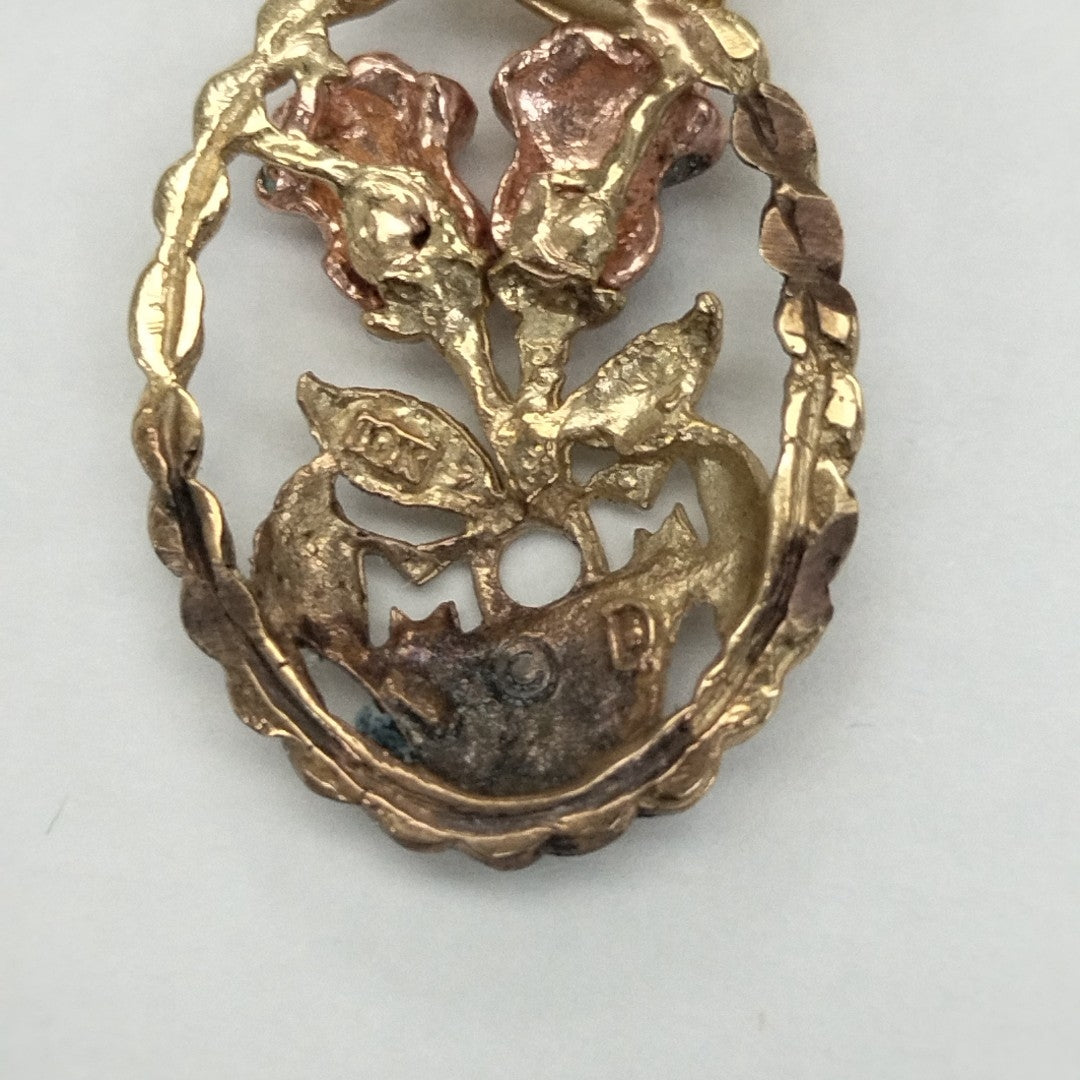 DIJE ORO COMBINADO 14 K 1,50 GRMS (SEMINUEVO)