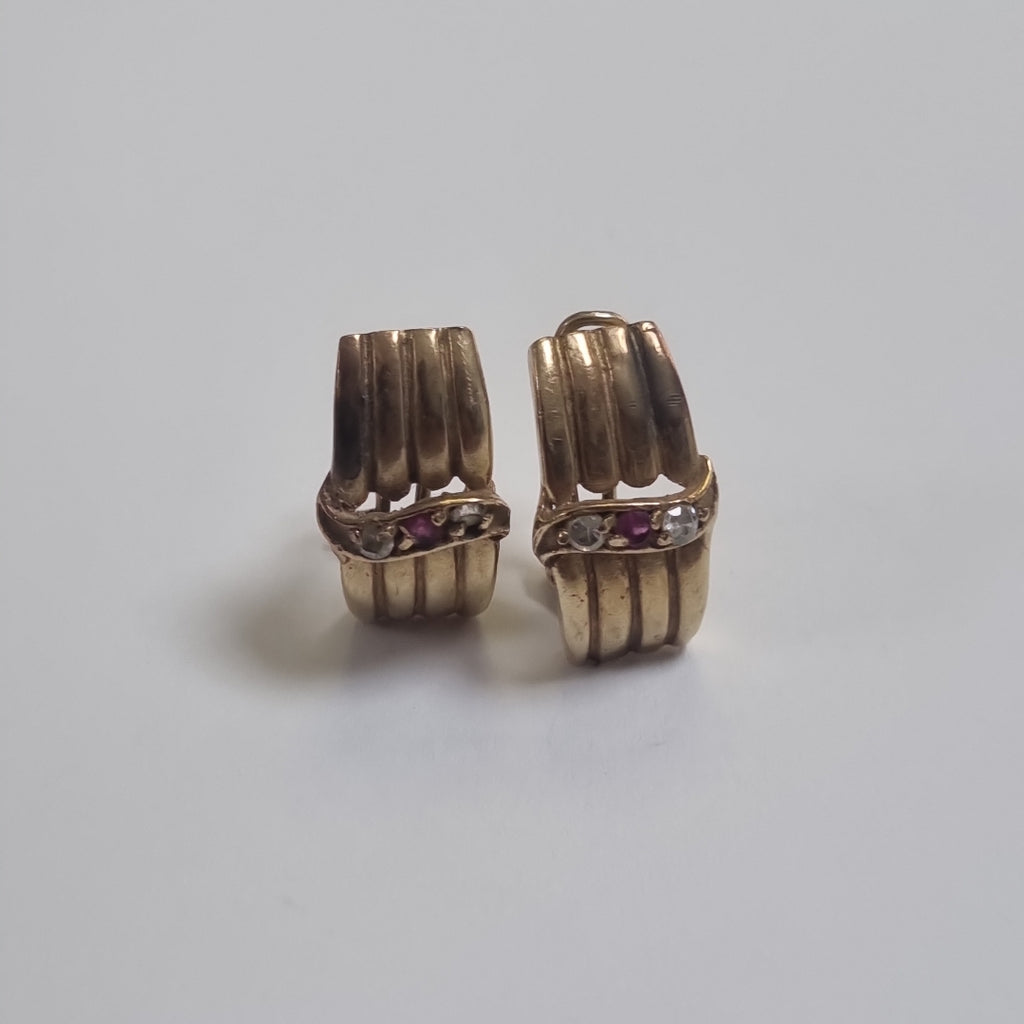 ARETES PAR ORO 10 K 3,70 GRMS (SEMINUEVO)