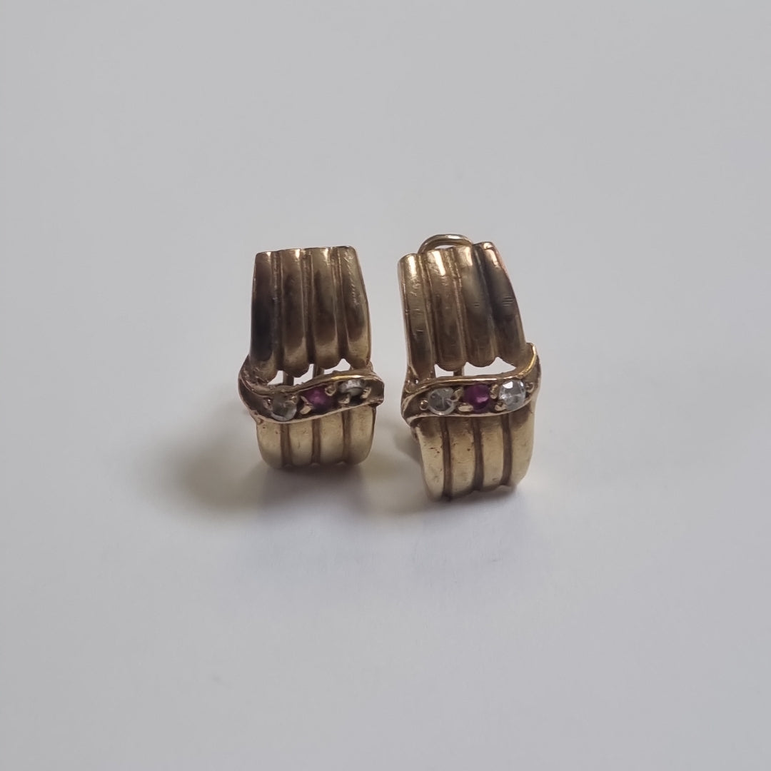 ARETES PAR ORO 10 K 3,70 GRMS (SEMINUEVO)