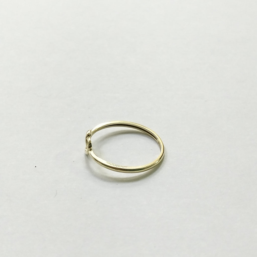 ANILLOS ANILLITO FIG CORAZON 10K TALLA 7 0.8 GR (NUEVO)