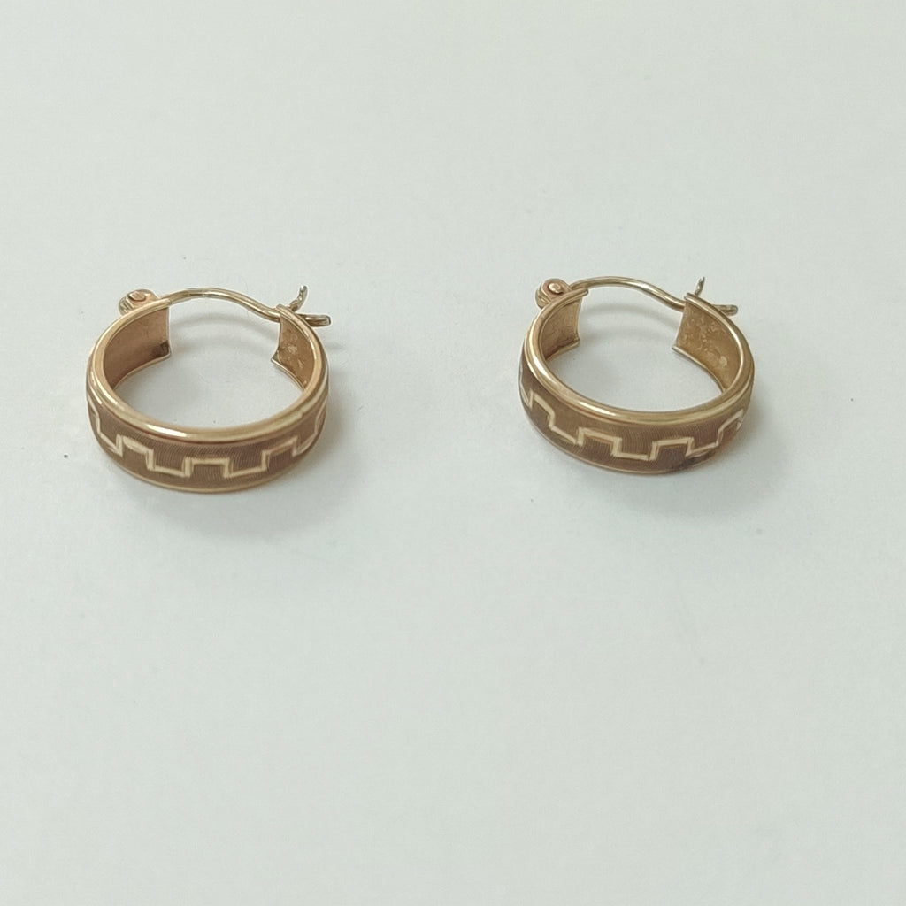 ARRACADAS PAR ORO 10 K 1.6 GRMS (SEMINUEVO)