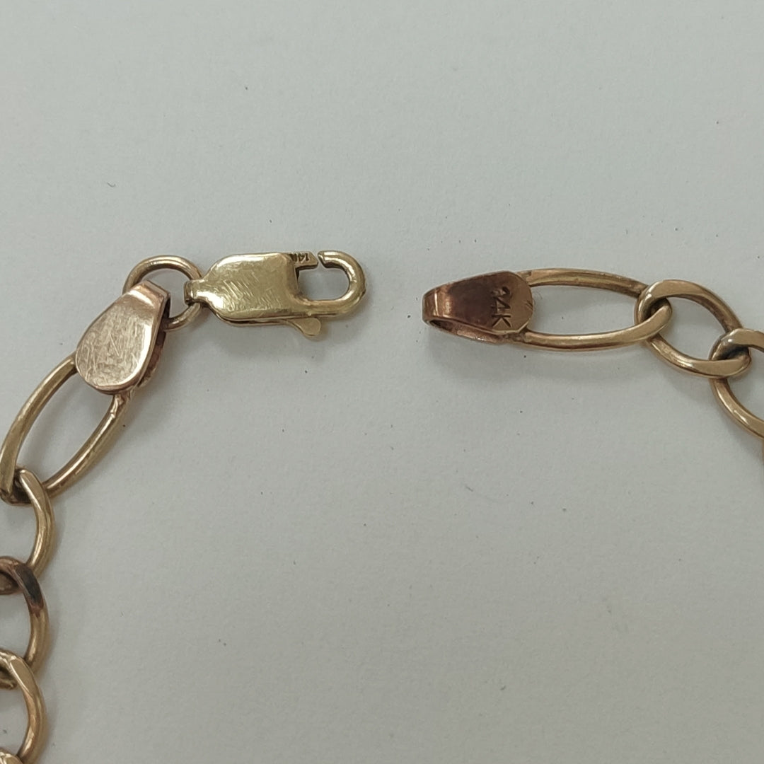 PULSERA ORO 14 K 5,50 GRMS (SEMINUEVO)