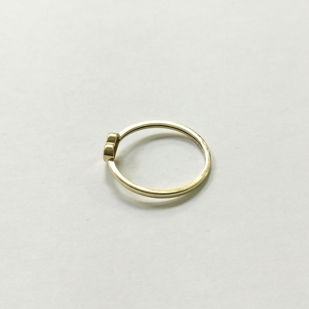 ANILLOS ANILLITO FIG CORAZON 10K TALLA 7 1.1 GR (NUEVO)