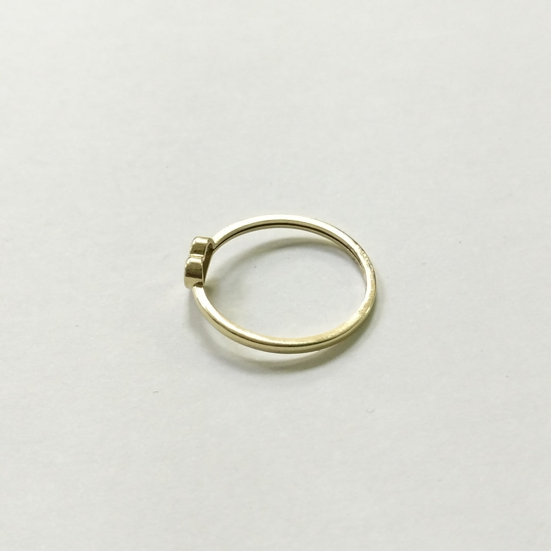 ANILLOS ANILLITO FIG CORAZON 10K TALLA 7 1.1 GR (NUEVO)