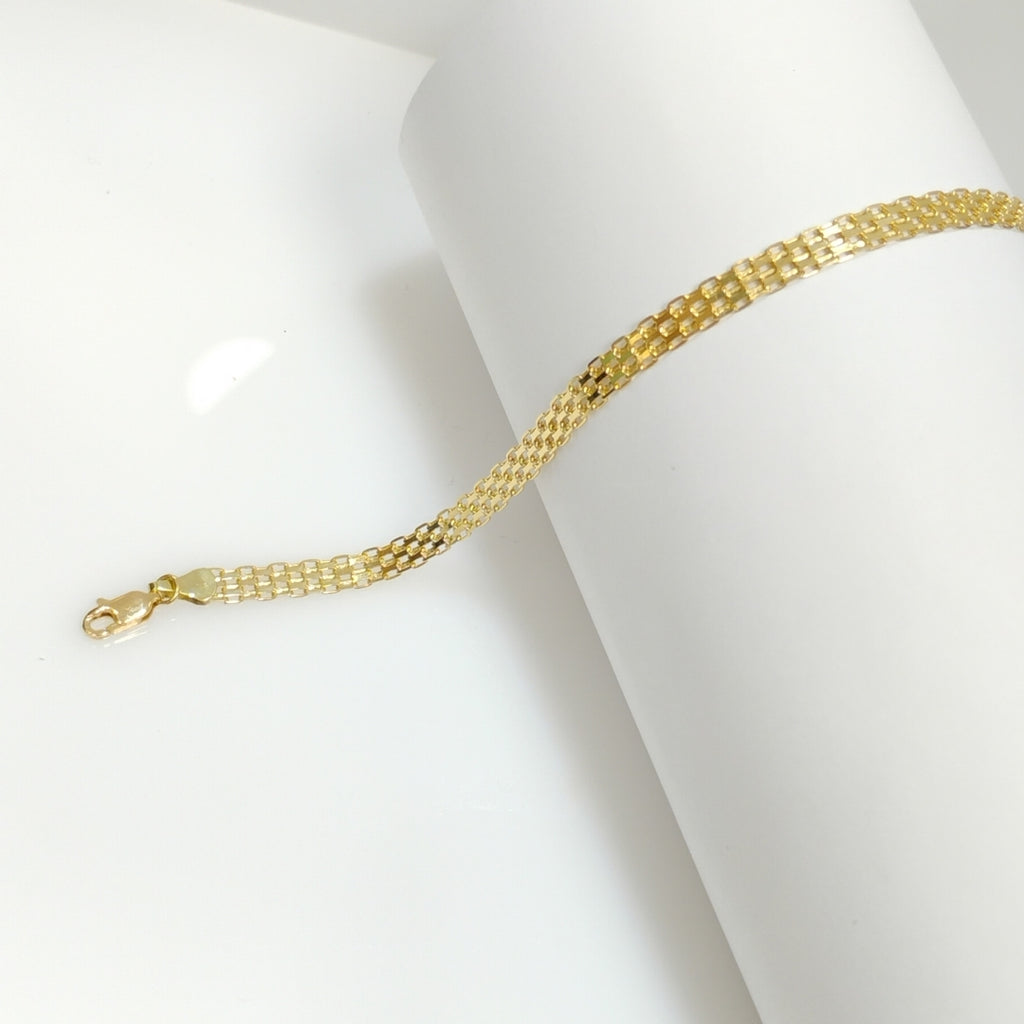 PULSERA ESPECIAL 10K 21 CM 4.4 GR (NUEVO)