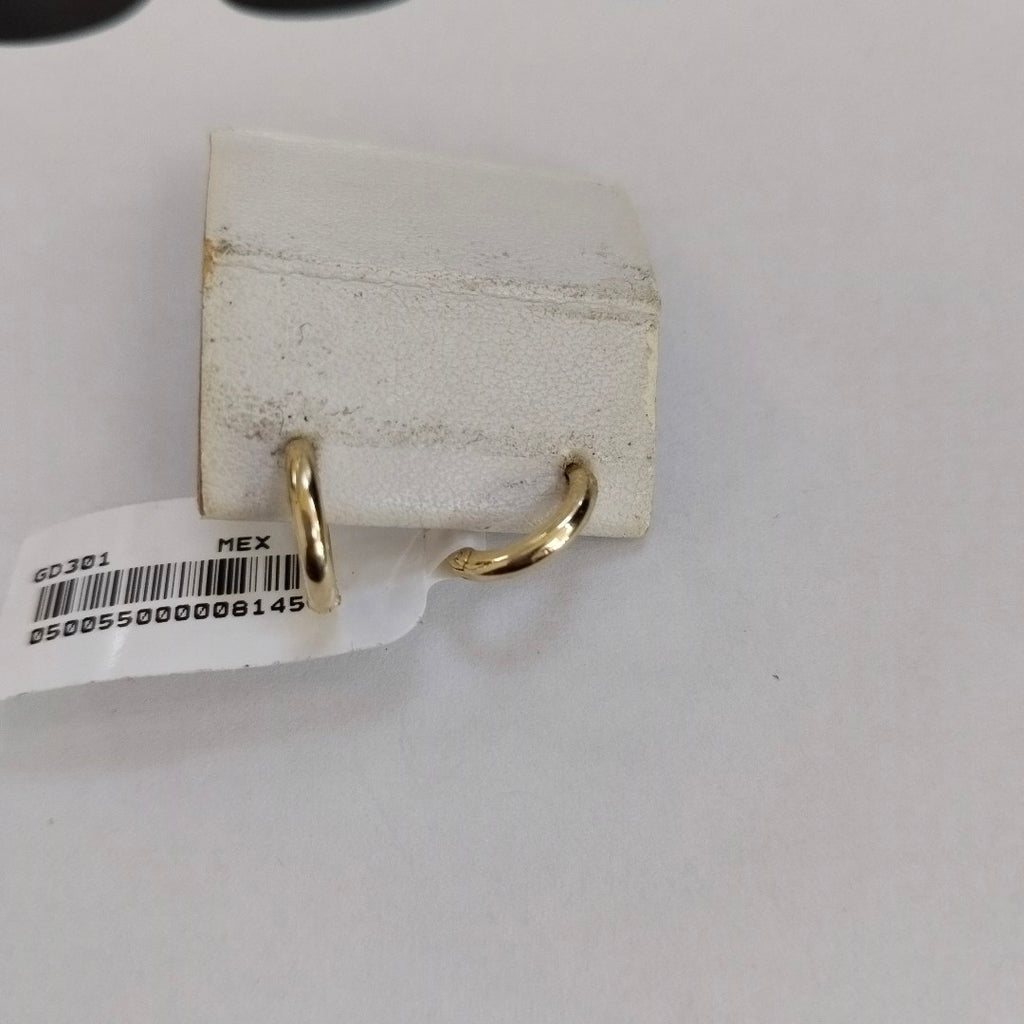 ARETES ARRACADAS LISAS 10K 1.2 GR (NUEVO)