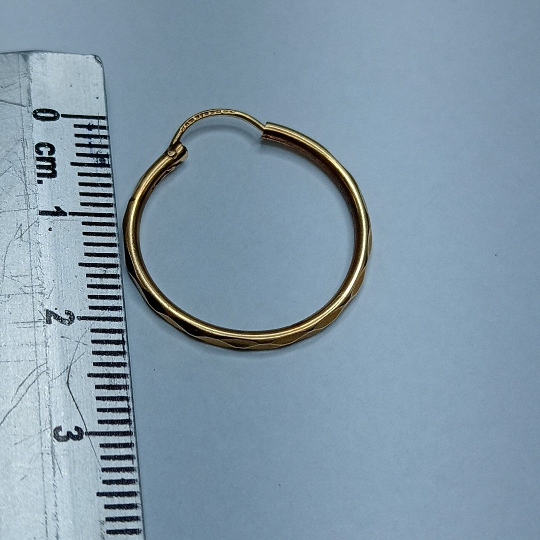 ARRACADAS PAR ORO 10 K 1.3 GRMS (SEMINUEVO)