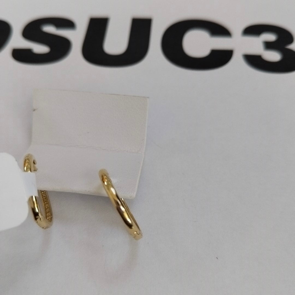 ARETES ARRACADAS C CIRCONIAS 14K 2 GR (NUEVO)