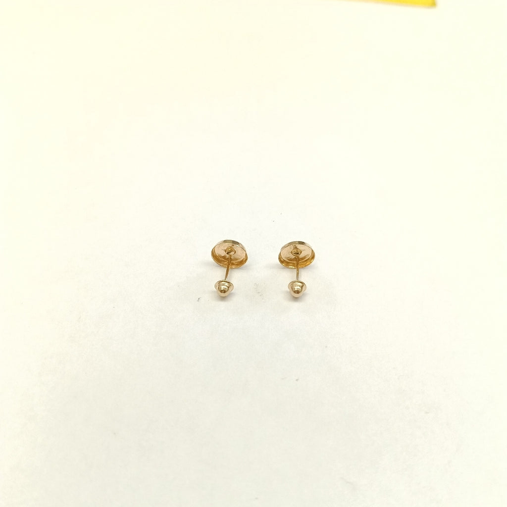 BROQUELES BROQUEL FIG BOTON C CIRCONIA 14K 0.2916 GR (NUEVO)