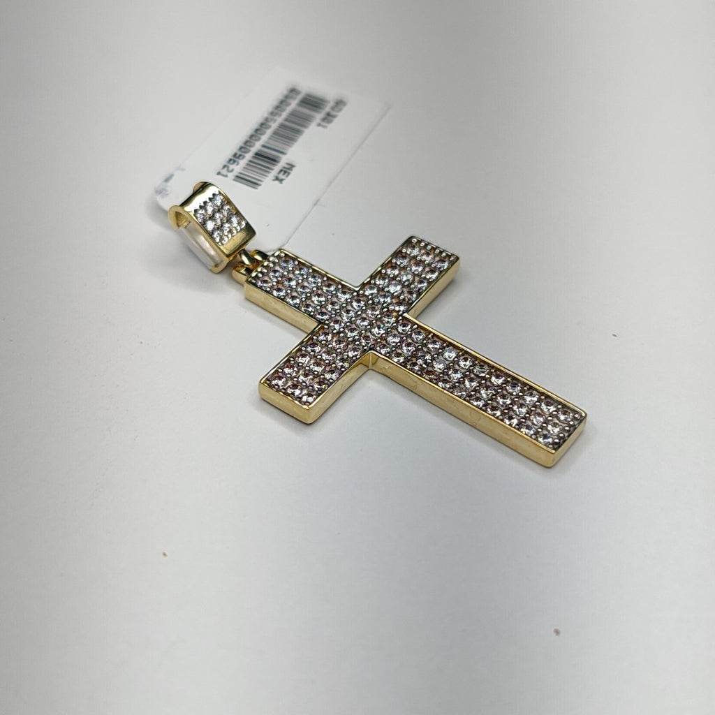 DIJE CRUZ C CIRCONIAS 14K 5.1 GR (NUEVO)