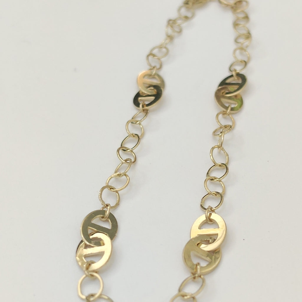 PULSERA ESPECIAL 14K 18 CM 1.5 GR (NUEVO)
