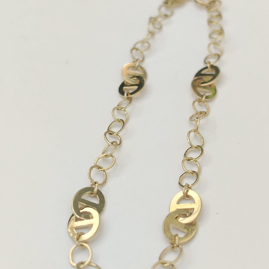 PULSERA ESPECIAL 14K 18 CM 1.5 GR (NUEVO)
