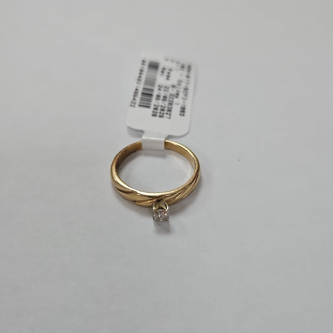 SOLITARIO ORO 14 K 2 GRMS (SEMINUEVO)