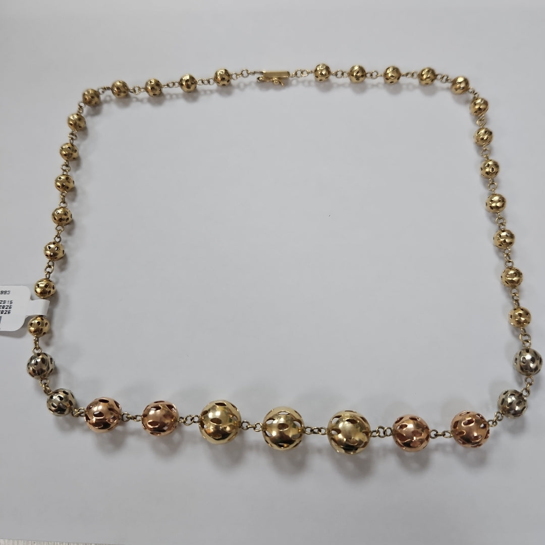 COLLAR ORO COMBINADO 14 K 24,80 GRMS (SEMINUEVO)