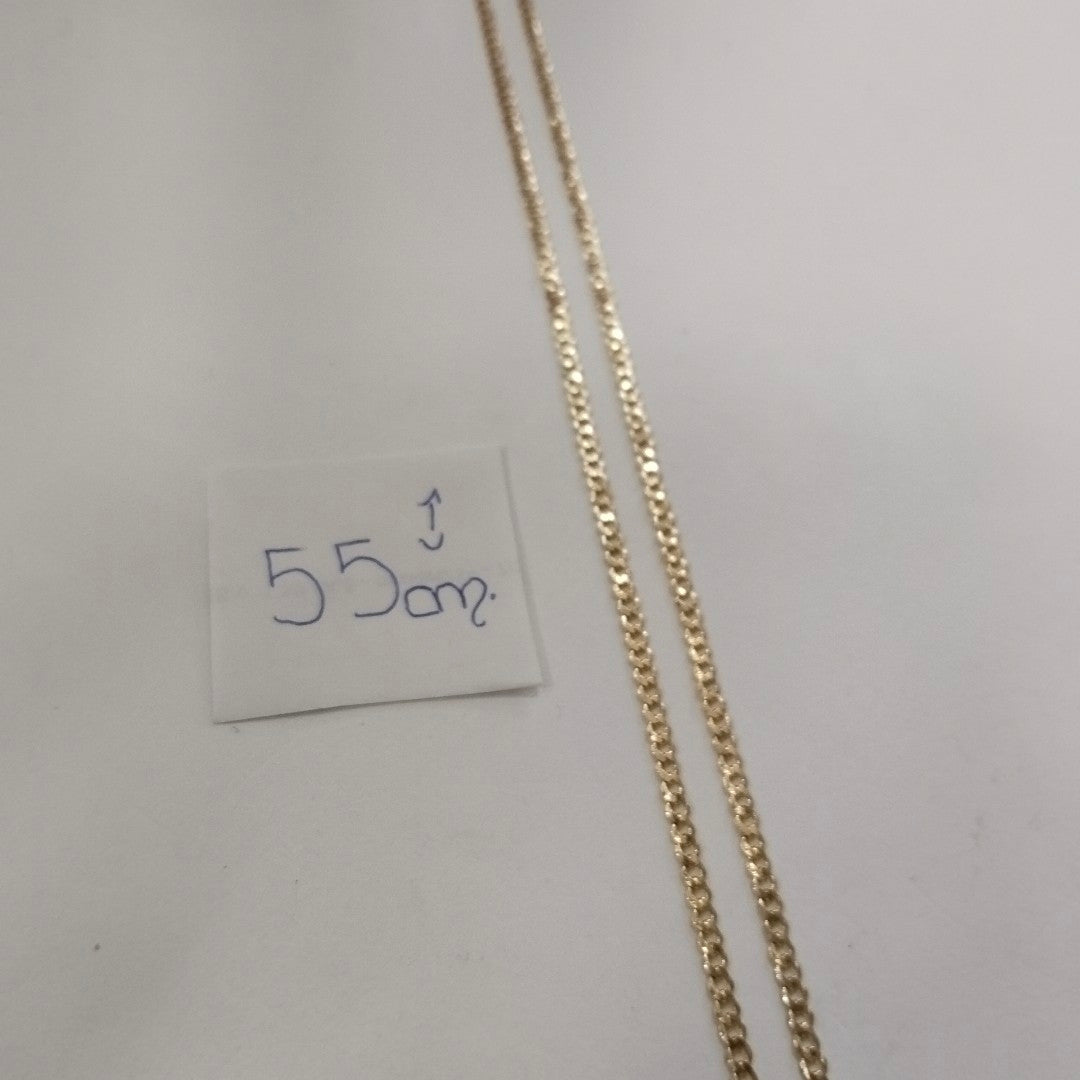 CADENA BARBADA 14K 55 CM 5.1 GR (NUEVO)