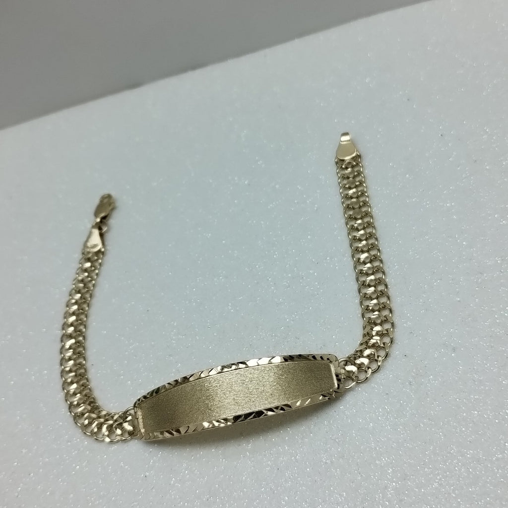 PULSERA ESCLAVA CHINO 14K 21 CM 9.8 GR (NUEVO)