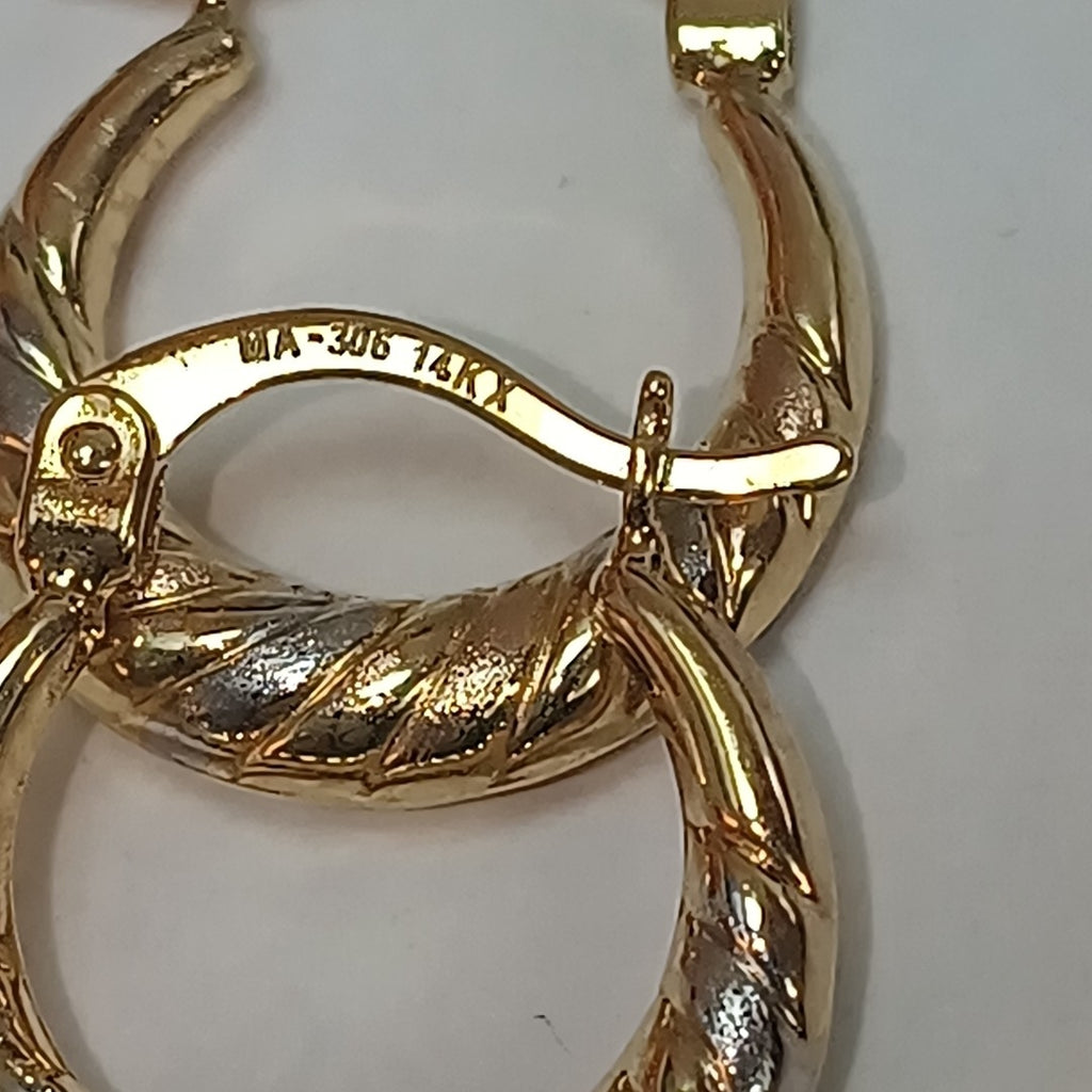 ARRACADAS ORO 14K 1.1 (NUEVO)