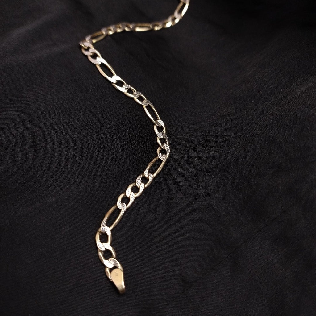 PULSERA ORO COMBINADO 14 K 2,80 GRMS (SEMINUEVO)