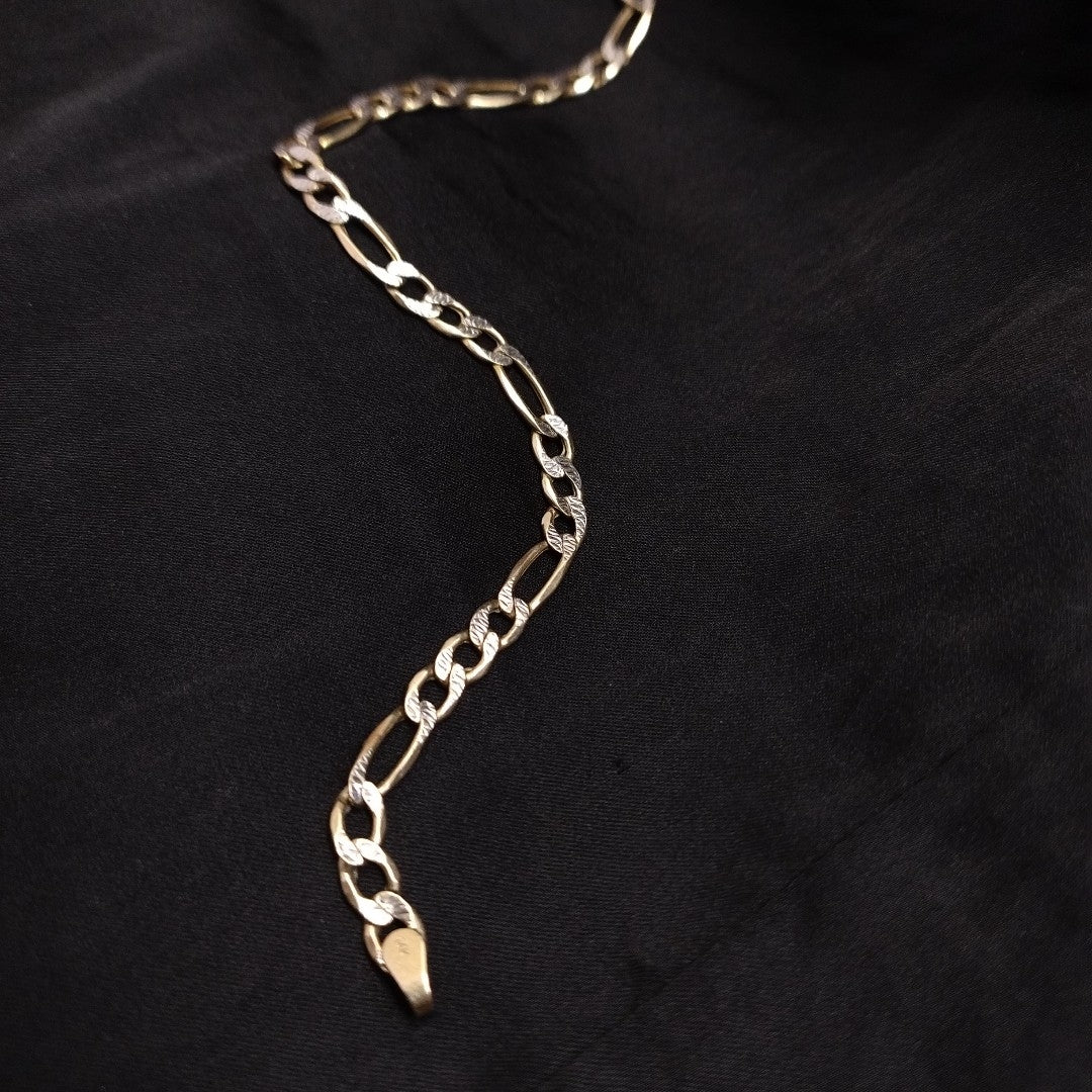PULSERA ORO COMBINADO 14 K 2,80 GRMS (SEMINUEVO)