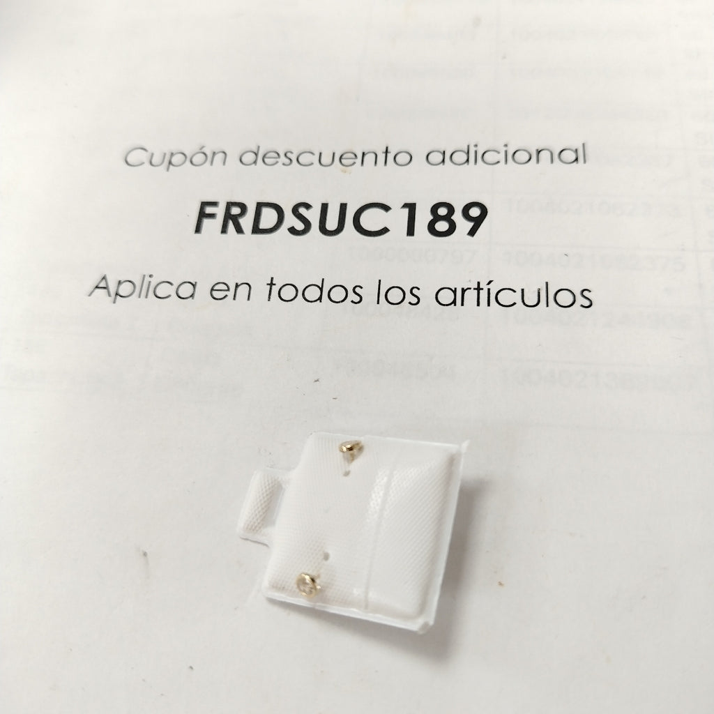 BROQUELES BROQUEL C CIRCONIA 14K 0.1501 GR (NUEVO)