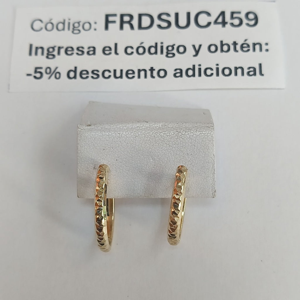 ARRACADAS ORO 14K 1.4 (NUEVO)