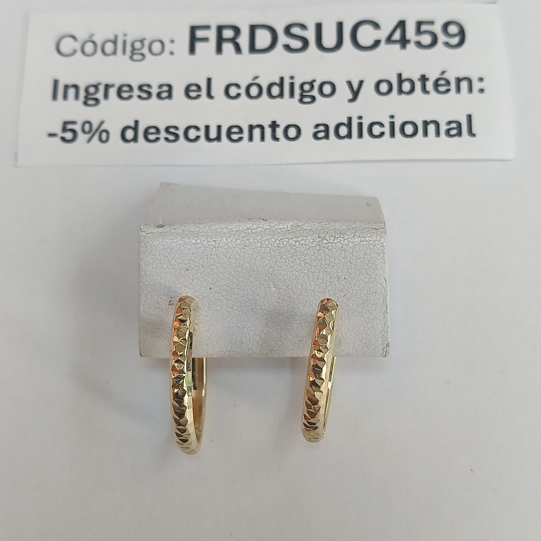 ARRACADAS ORO 14K 1.4 (NUEVO)