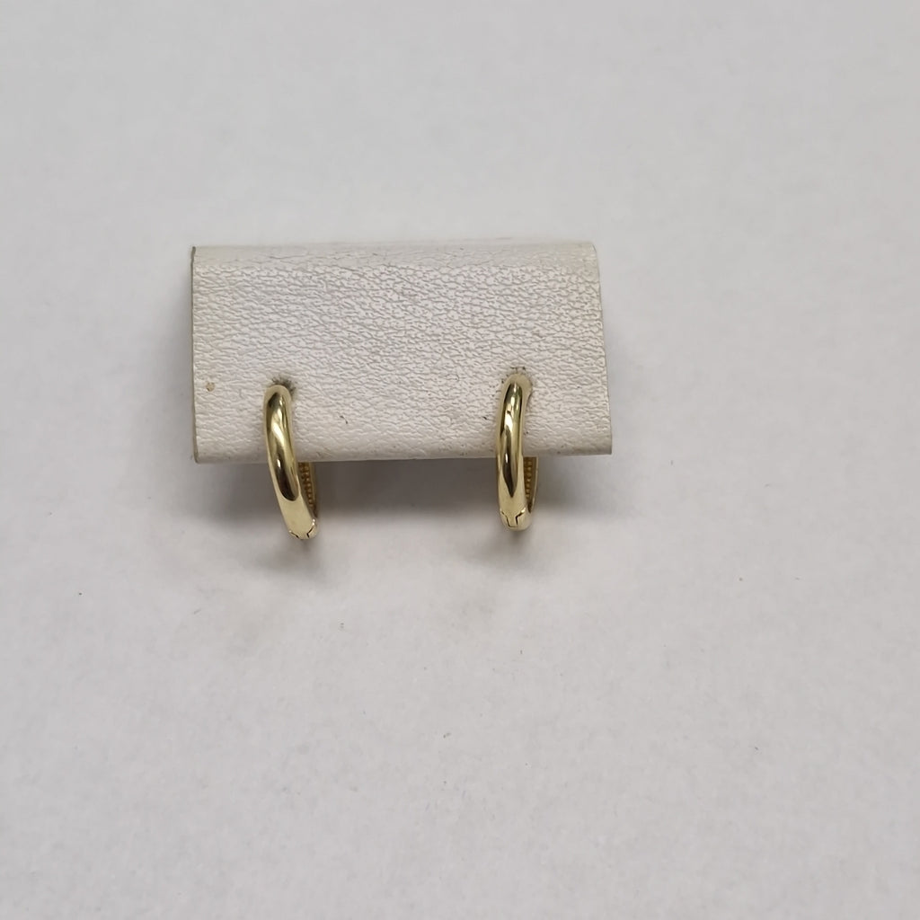ARETES ARRACADAS LISAS 10K 1.2 GR (NUEVO)