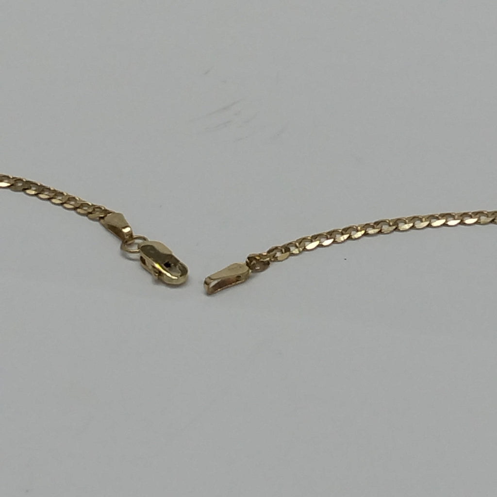 CADENA BARBADA 14K 55 CM 5.5 GR (NUEVO)
