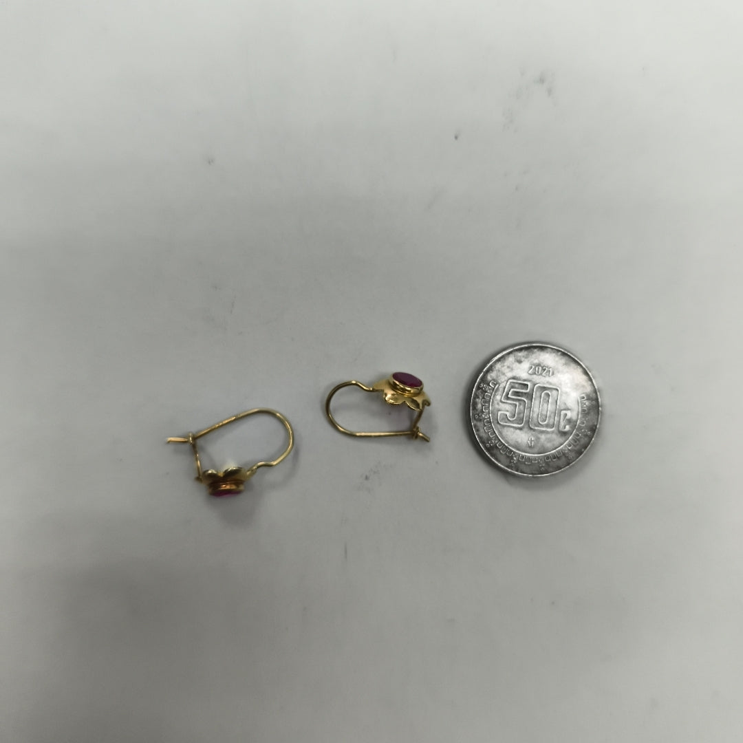 ARETES PAR ORO 10 K 0.6 GRMS (SEMINUEVO)