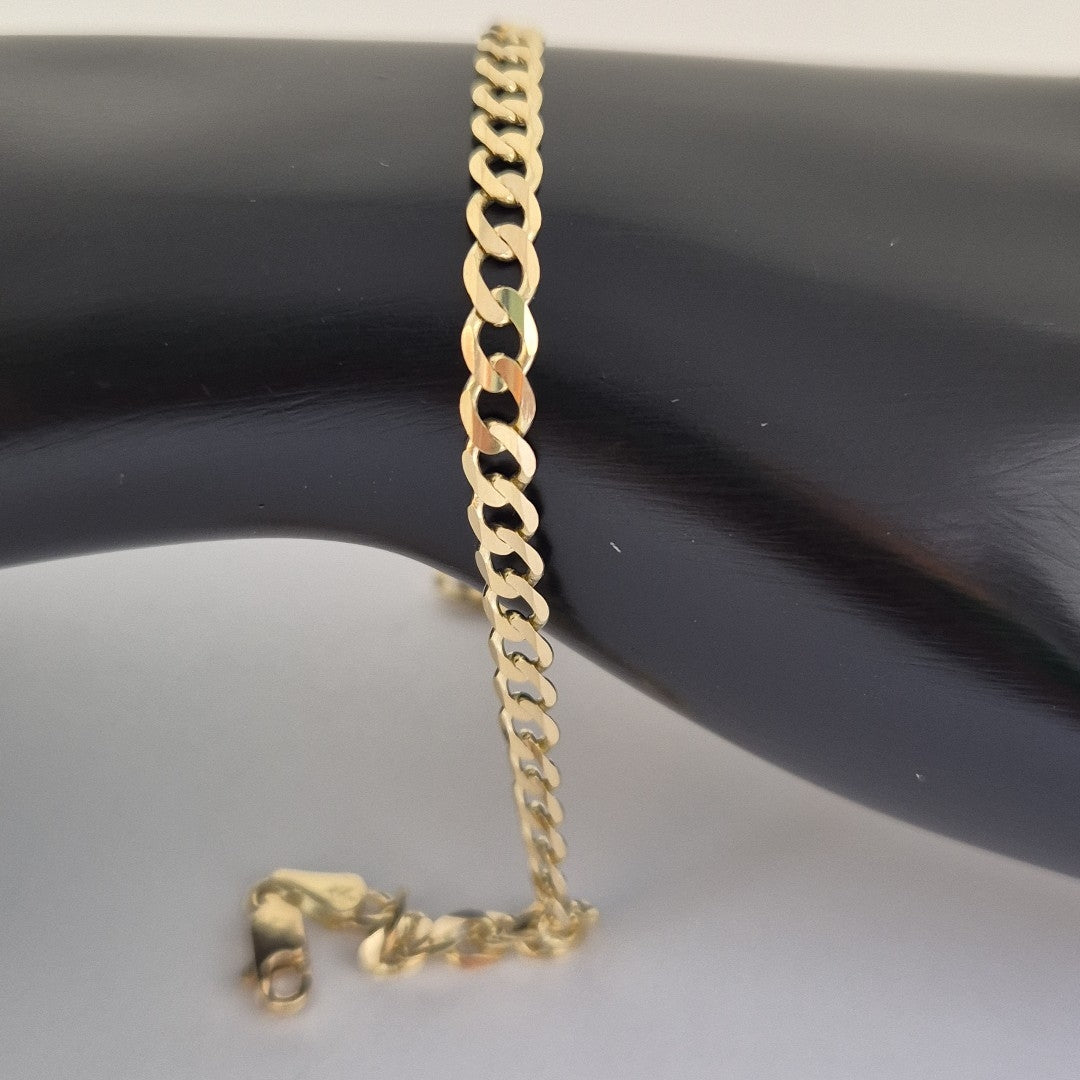 PULSERA BARBADA 14K 21 CM 5.1 GR (NUEVO)