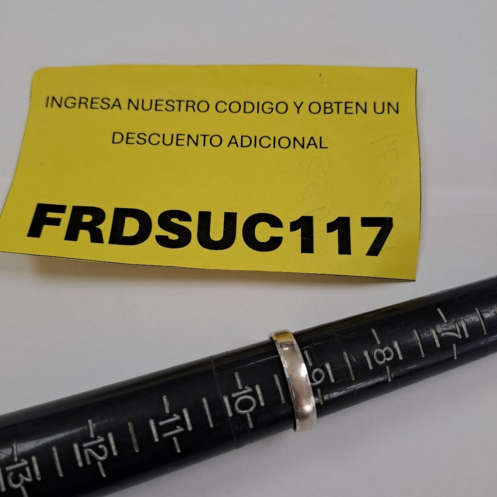 ARGOLLA ORO BLANCO 10 K 2,50 GRMS (SEMINUEVO)